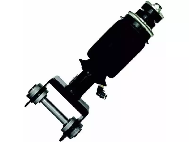 Cabin shock absorber, with air bellow