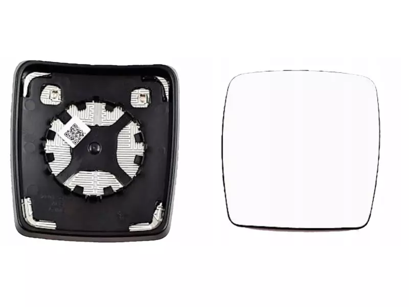 Mirror glass, wide view mirror