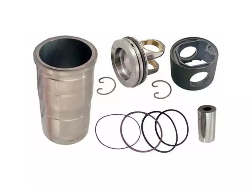 Piston with liner