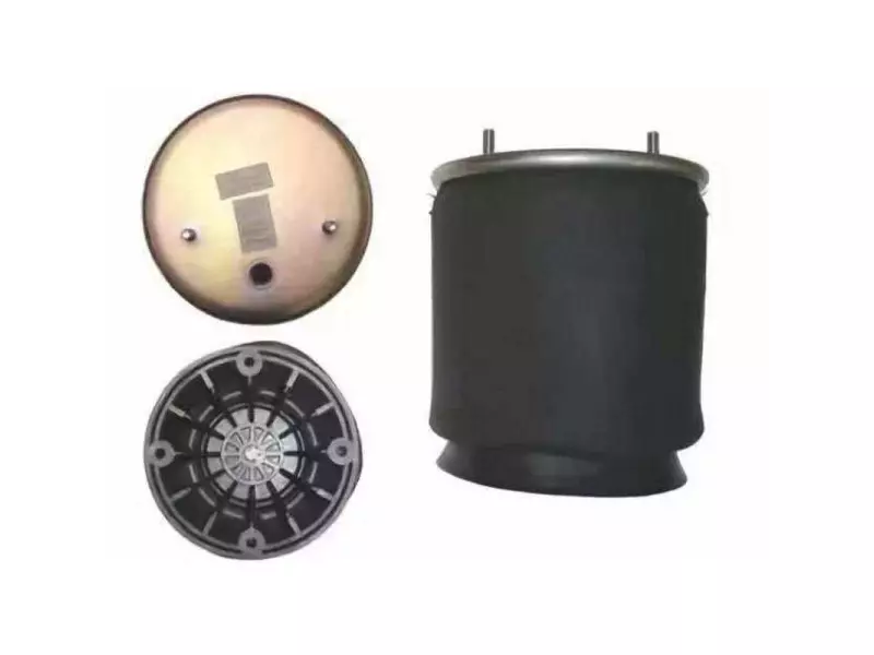 AIR SPRING WITH PLASTIC PISTON