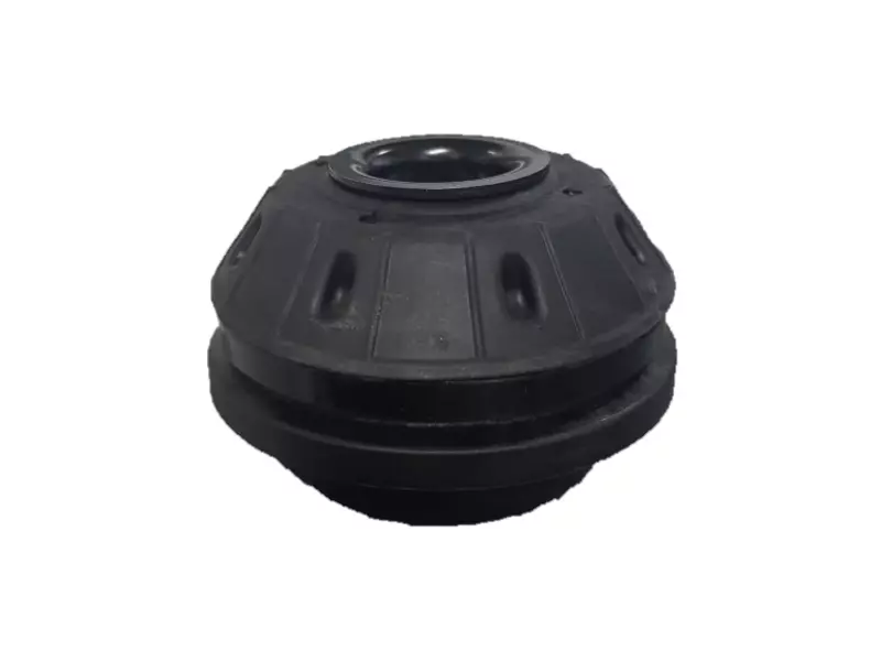 Front suspension shock absorber mounting with bearing