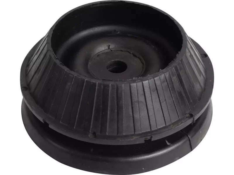 Front suspension shock absorber mounting