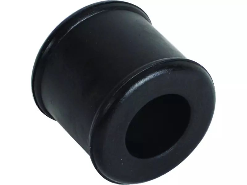 Rubber mounting for shock absorber, rear