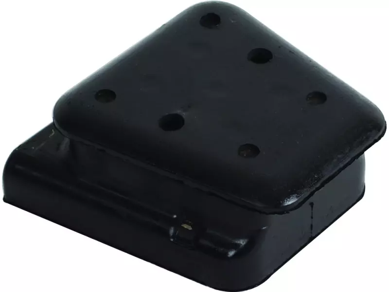 Spring seat for plastic leaf spring