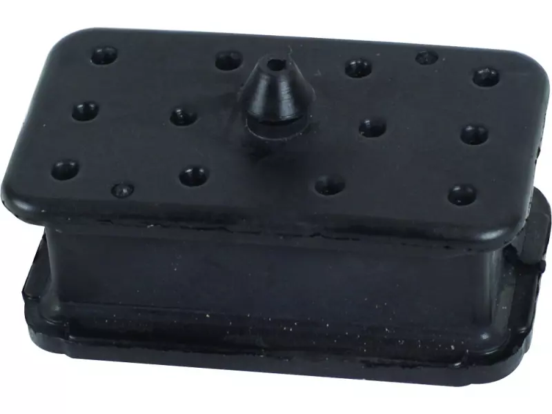 Strut mounting, for leaf spring front