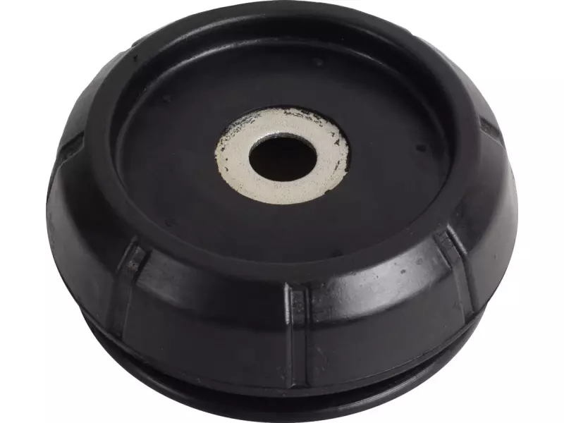 Front suspension shock absorber mounting