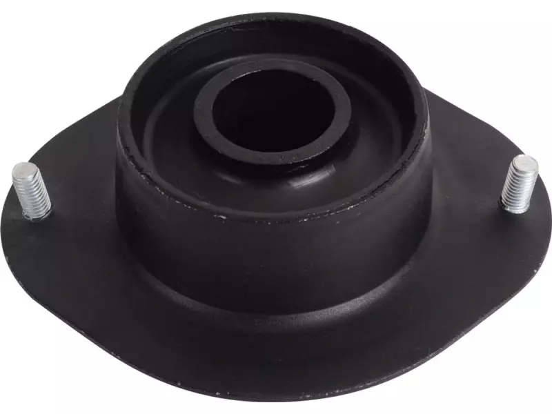 Front suspension shock absorber mounting