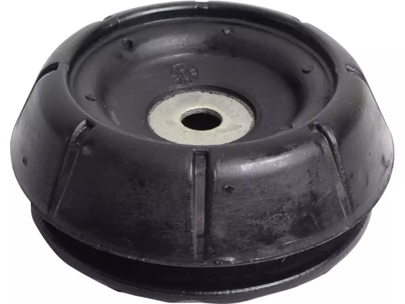 Front suspension shock absorber mounting