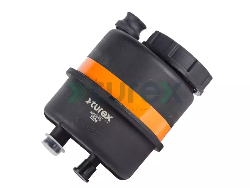 Steering Oil Cup (Long Top, Short Bottom, with Cap and Sensor) Man, Mercedes