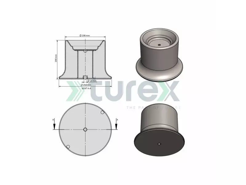 4158 Air Spring Piston