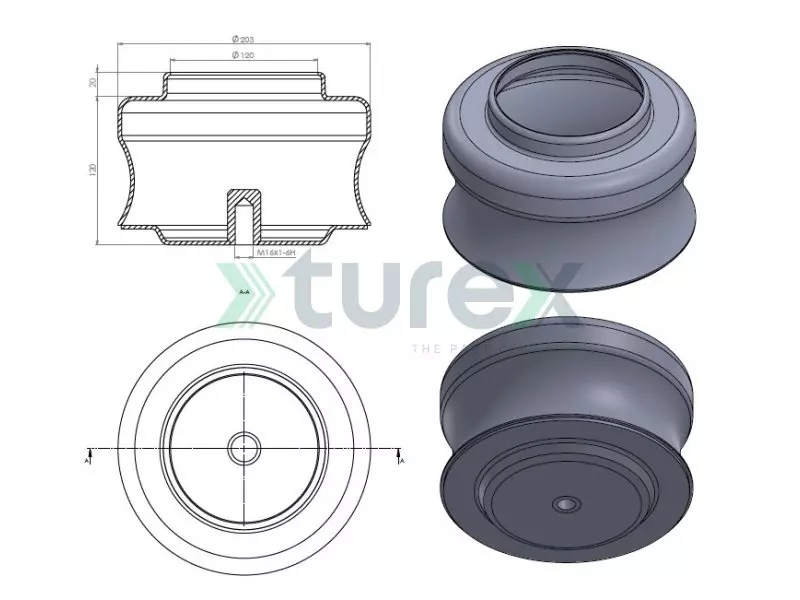 Mercedes Air Spring Piston