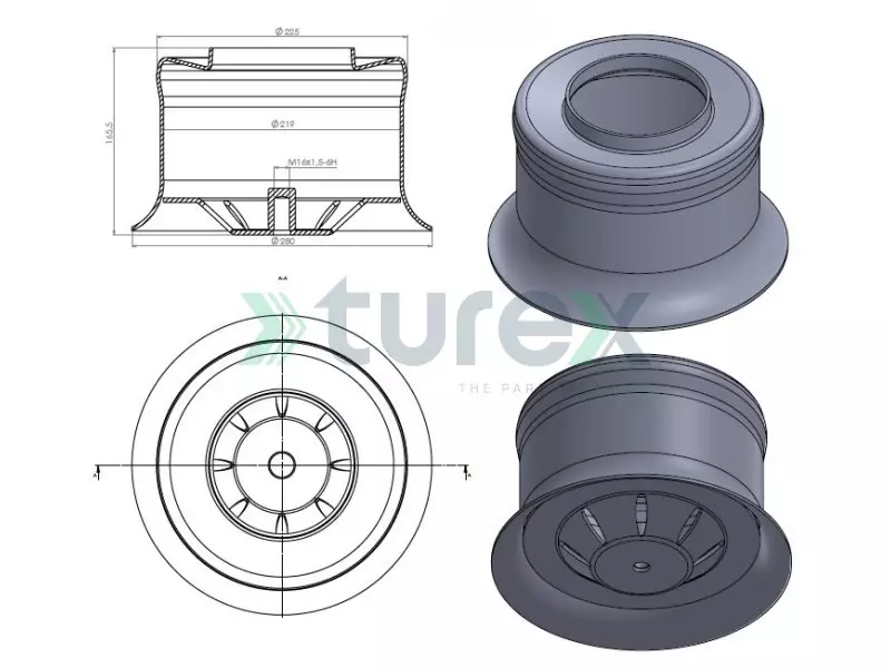 Air Spring Lower Piston