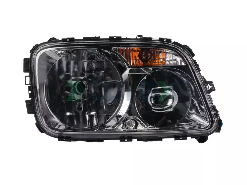 Front Headlight Left (Non-Motorized - Suitable for Motorized Use - Round Cover) Actros Y.M.