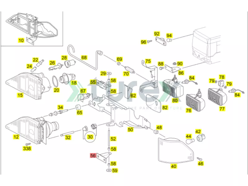 Headlight Holder Bottom