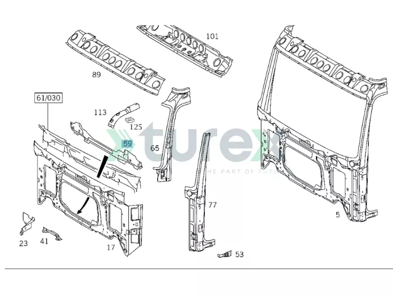 Front Lower Bearing Support