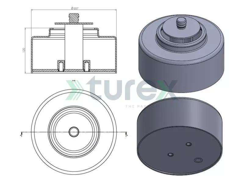 Bmc Neocity Front Air Spring Lower Piston