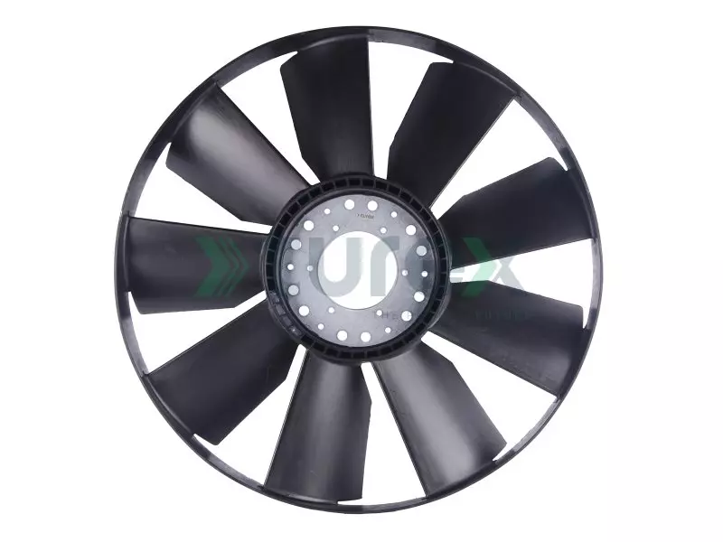 Fan Propeller (127 Mm x 755 Mm - 9 Blades) Man Tga N.M, D0836, Hiex-Edc Motor