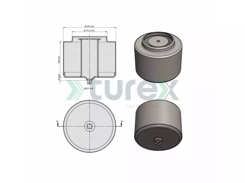 Air Spring Lower Piston