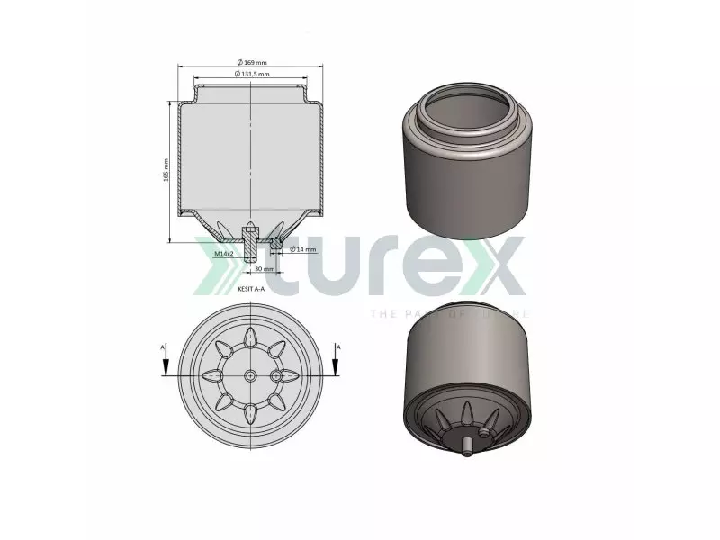 Volvo Körük Pistonu