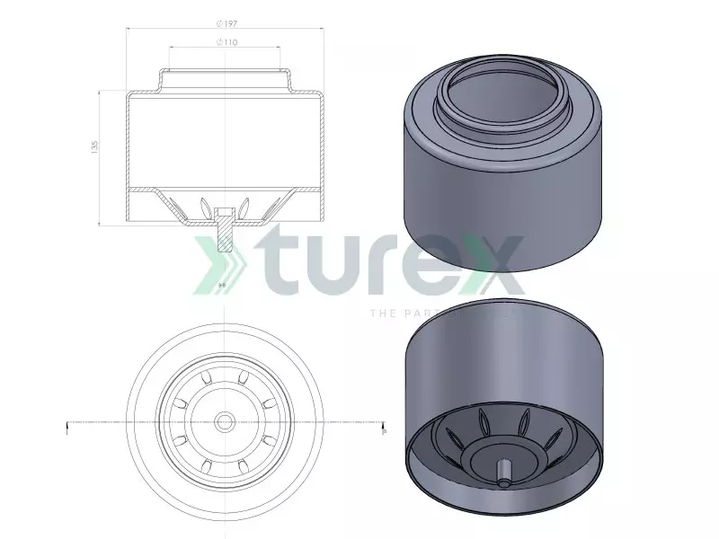 Volvo Körük Pistonu