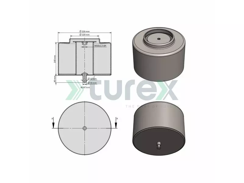 Volvo Air Spring Piston