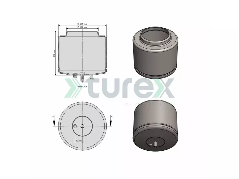 Volvo Air Spring Piston (4560)