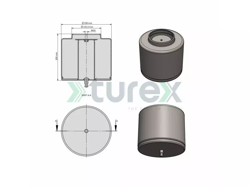 Volvo Air Spring Piston (4580)