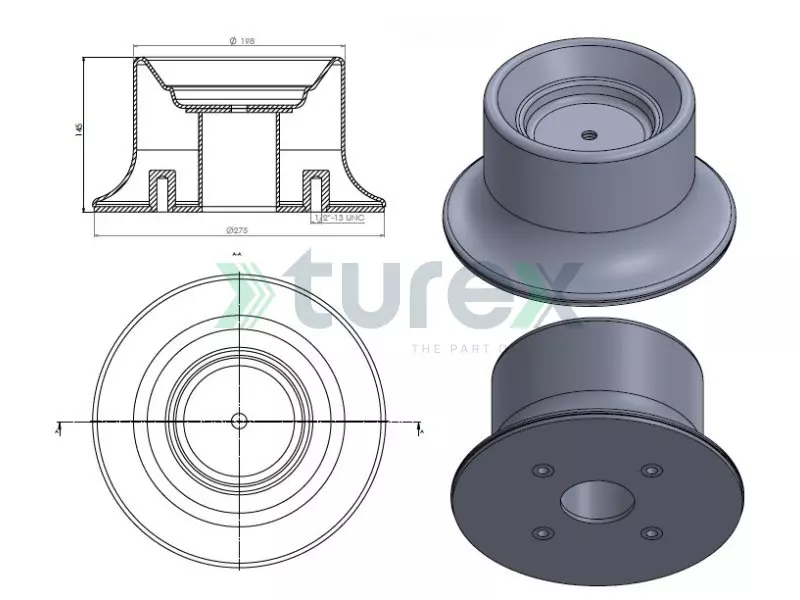 Air Spring Lower Piston