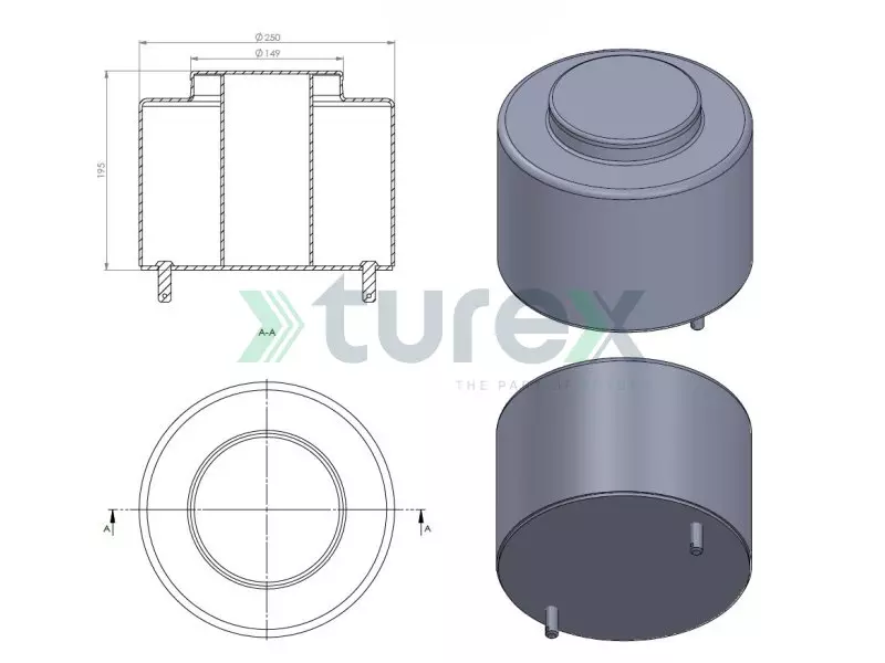 Scania Körük Alt Pistonu