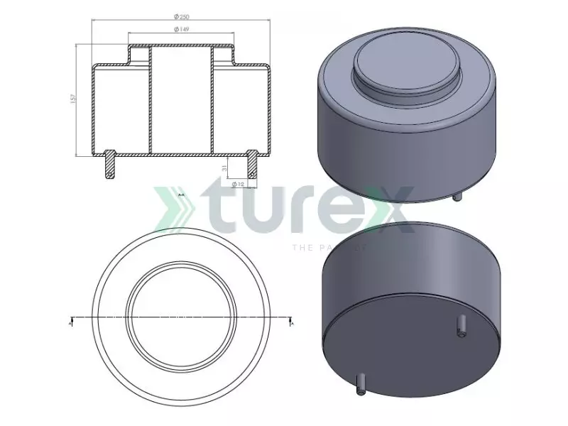 Scania Körük Alt Pistonu