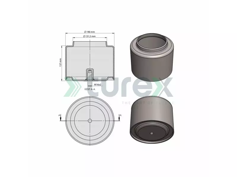 Daf Körük Alt Pistonu