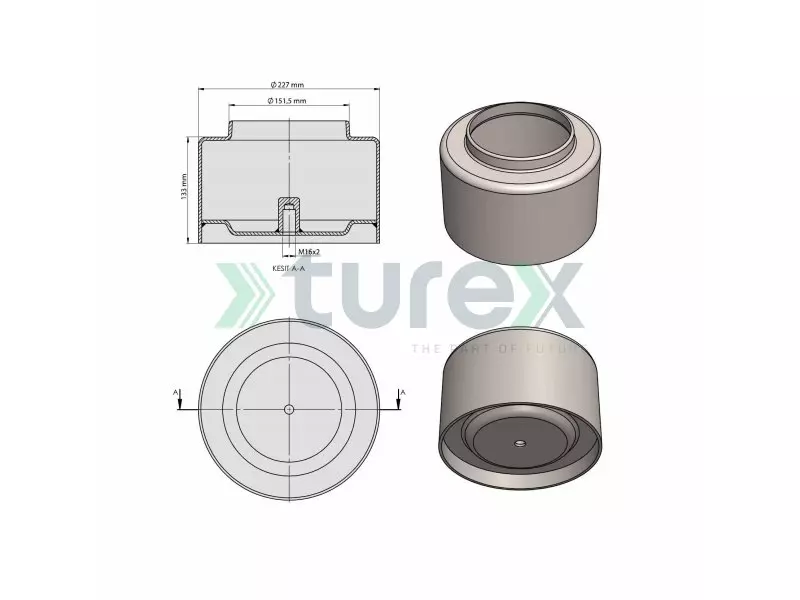 Daf Air Spring Lower Piston
