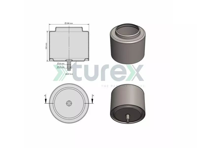 Daf Air Spring Piston