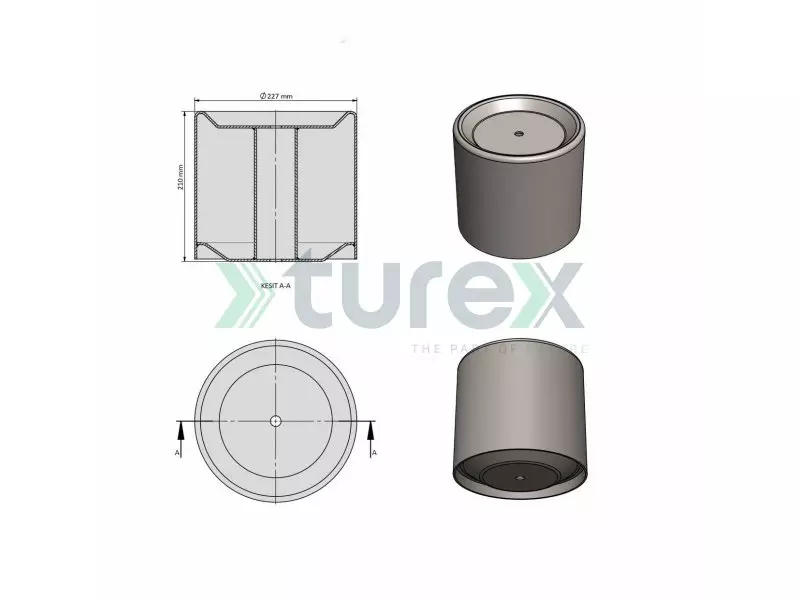 Renault Air Spring Lower Piston
