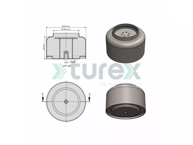 Setra Air Spring Piston