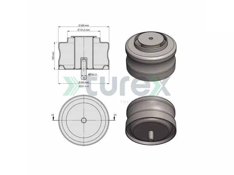 Air Spring Lower Piston