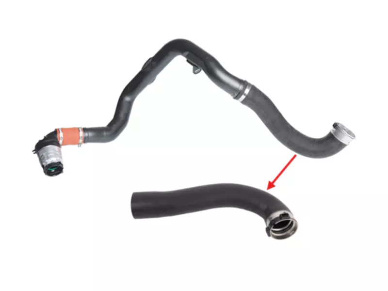 TURBO HOSE LARGE WITHOUT PLASTIC PARTS