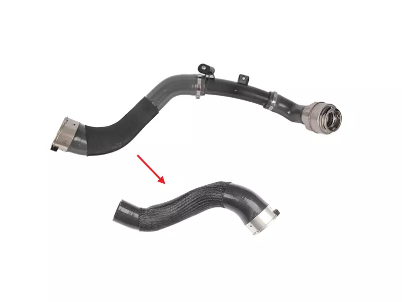 TURBO HOSE
EXCLUDING PLASTIC PIPE 
BIG HOSE SHOWN WITH ARROW