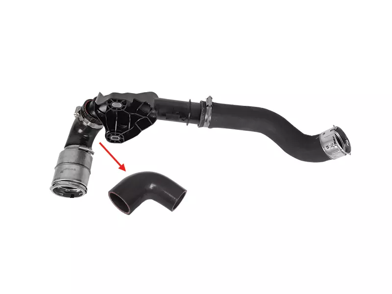 TURBO HOSE
EXCLUDING PLASTIC PIPE 
SMALL HOSE SHOWN WITH ARROW