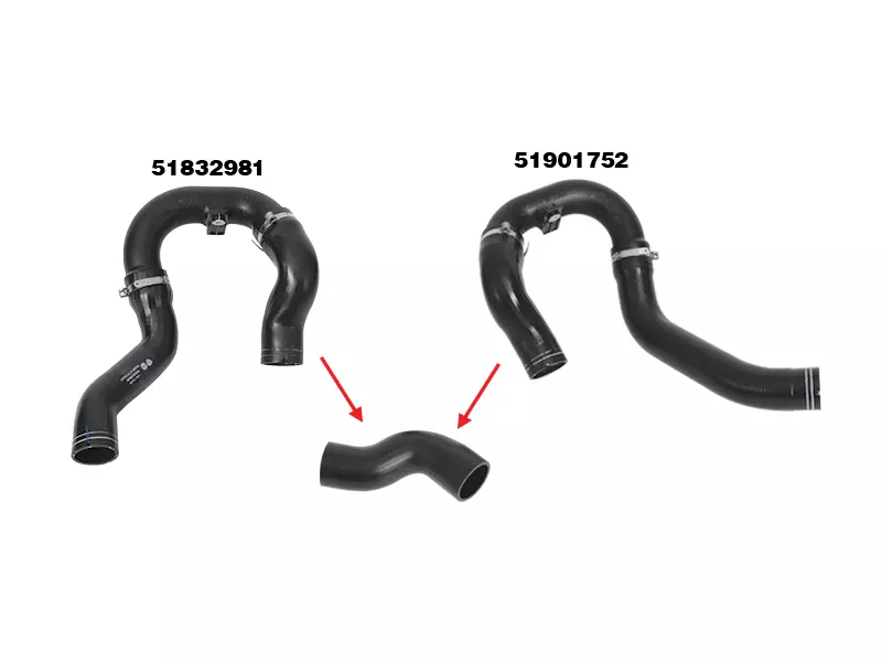 TURBO HOSE (SMALL) WITHOUT PLASTIC PIPE