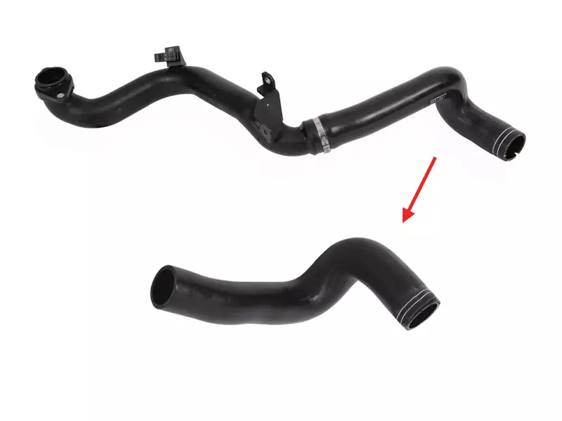 TURBO OUTLET HOSE EXCEPT FOR PLASTIC PARTS