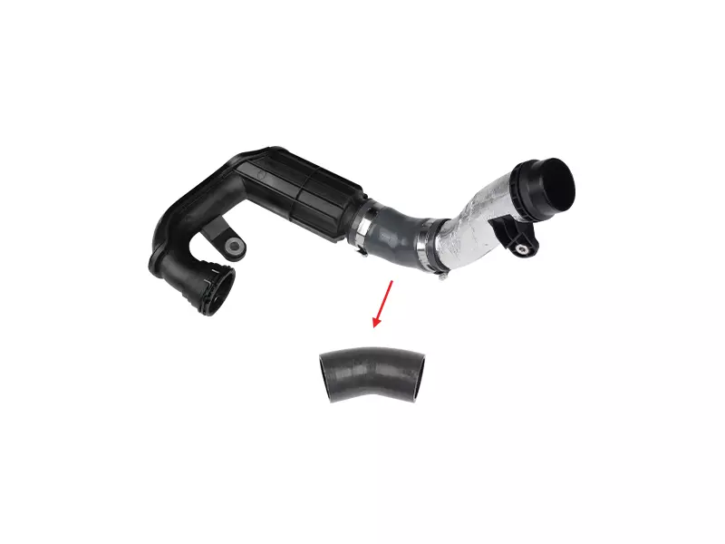TURBO HOSE EXCLUDING PLASTIC PIPE  HOSE SHOWN WITH ARROW