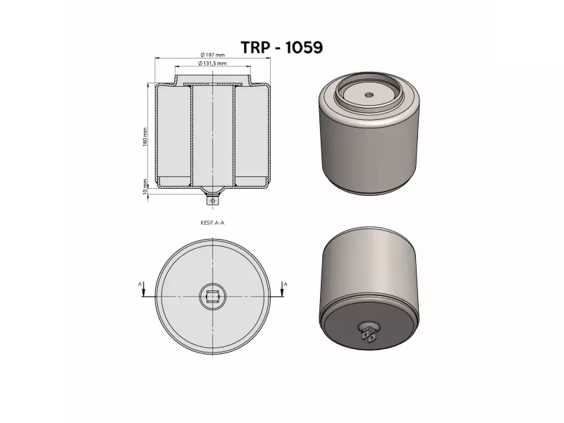  AİR SPRİNG LOWER PİSTON