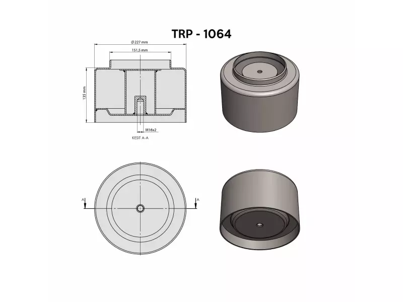  DAF AİR SPRİNG LOWER PİSTON
