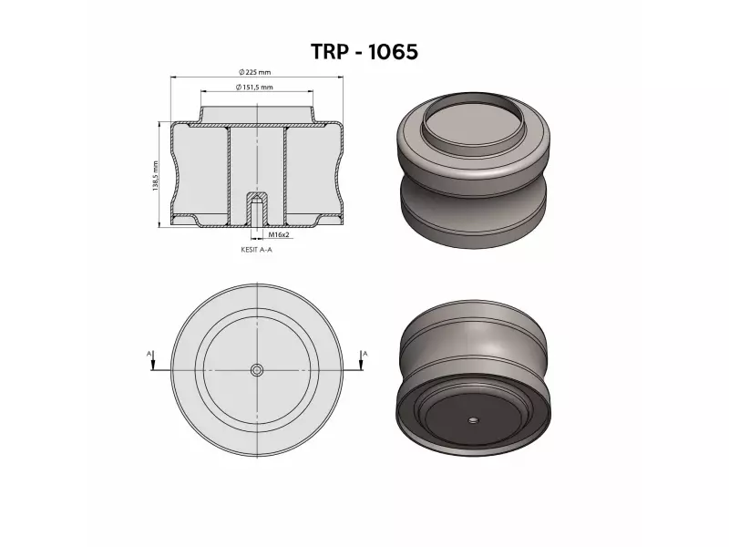  AİR SPRİNG LOWER PİSTON