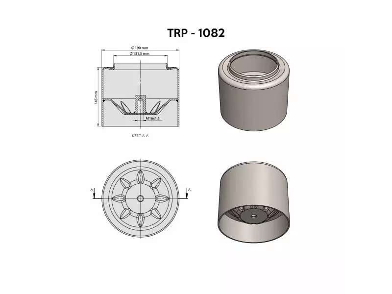 MERCEDES AİR SPRİNG LOWER PİSTON