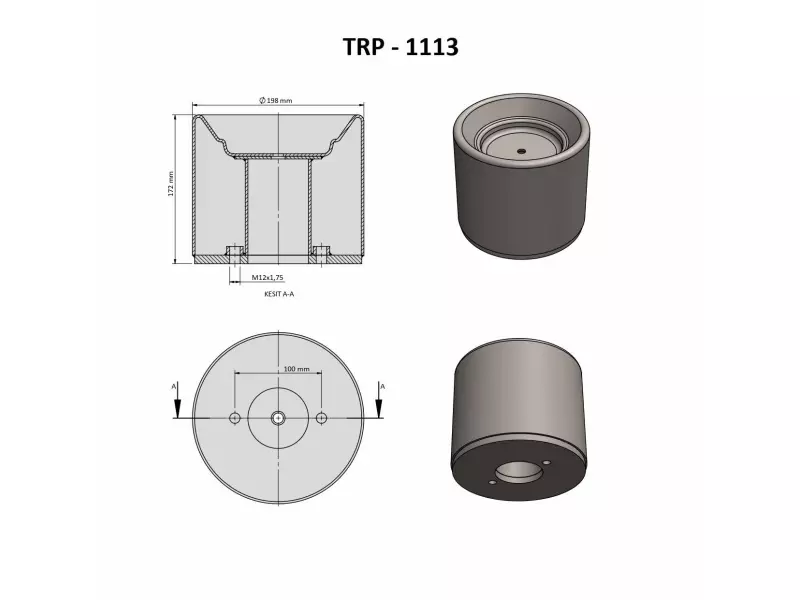 AİR SPRİNG LOWER PİSTON