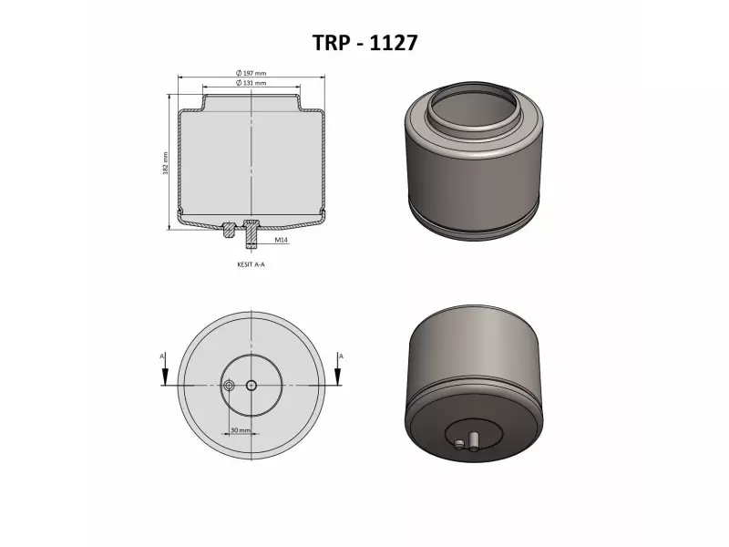 AİR SPRİNG LOWER PİSTON