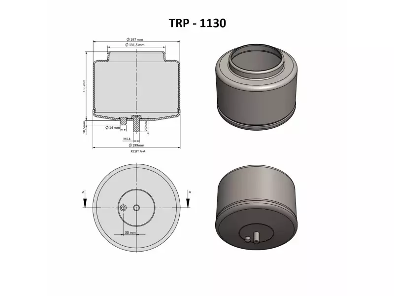 AİR SPRİNG LOWER PİSTON