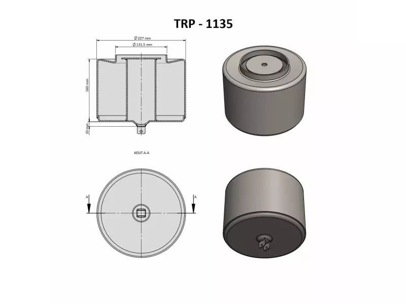 AİR SPRİNG LOWER PİSTON